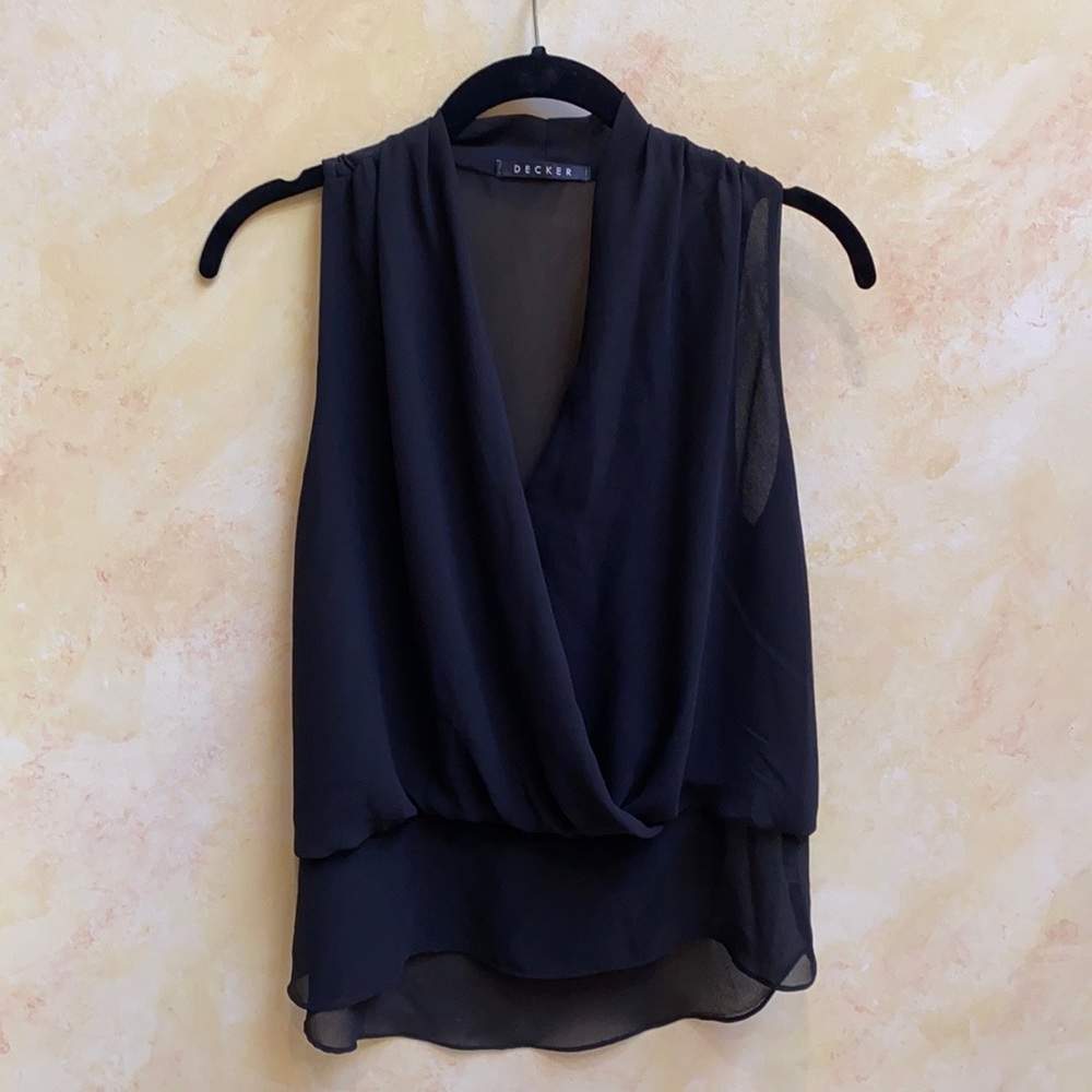 Decker Surplice Blouse Size Small